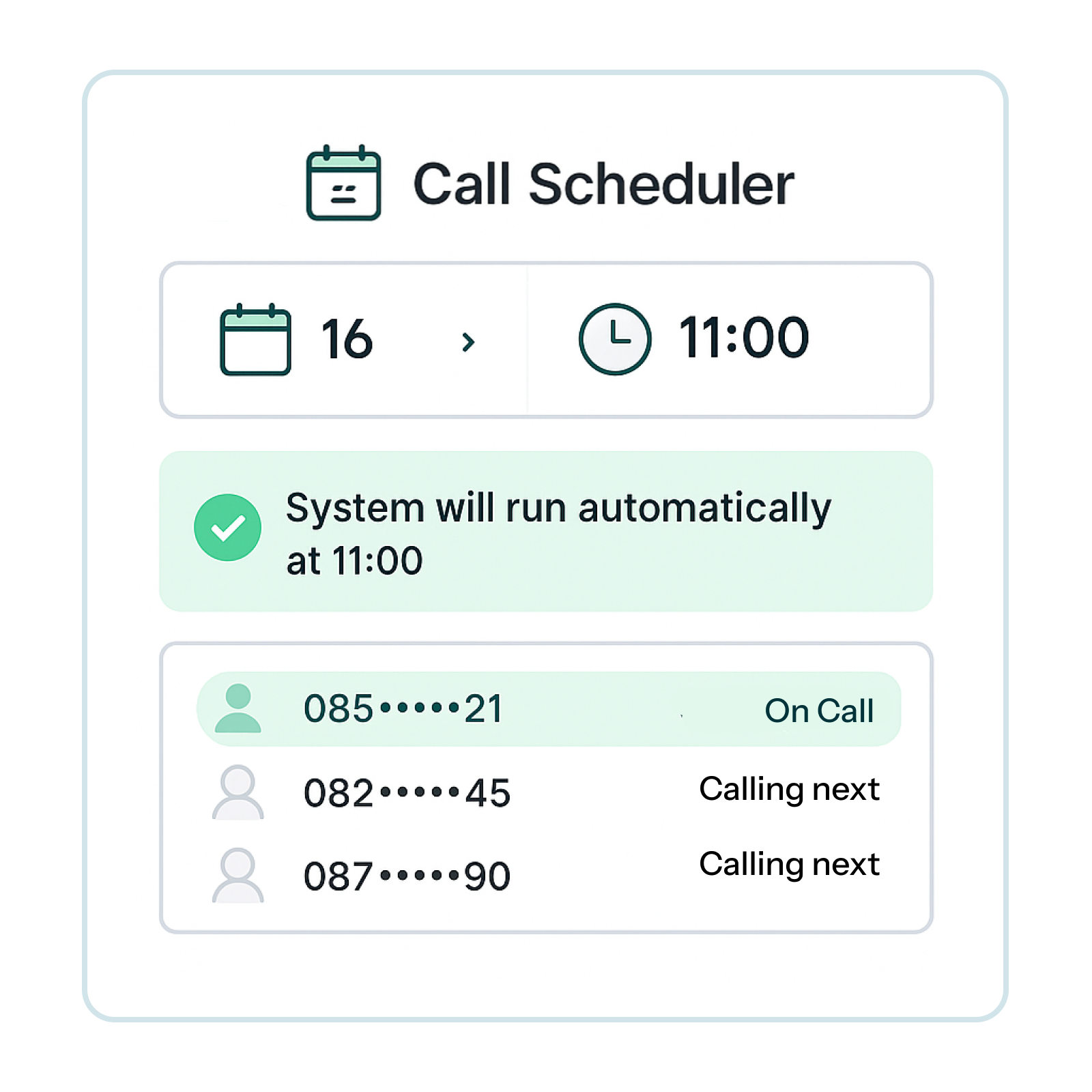 Call Scheduler